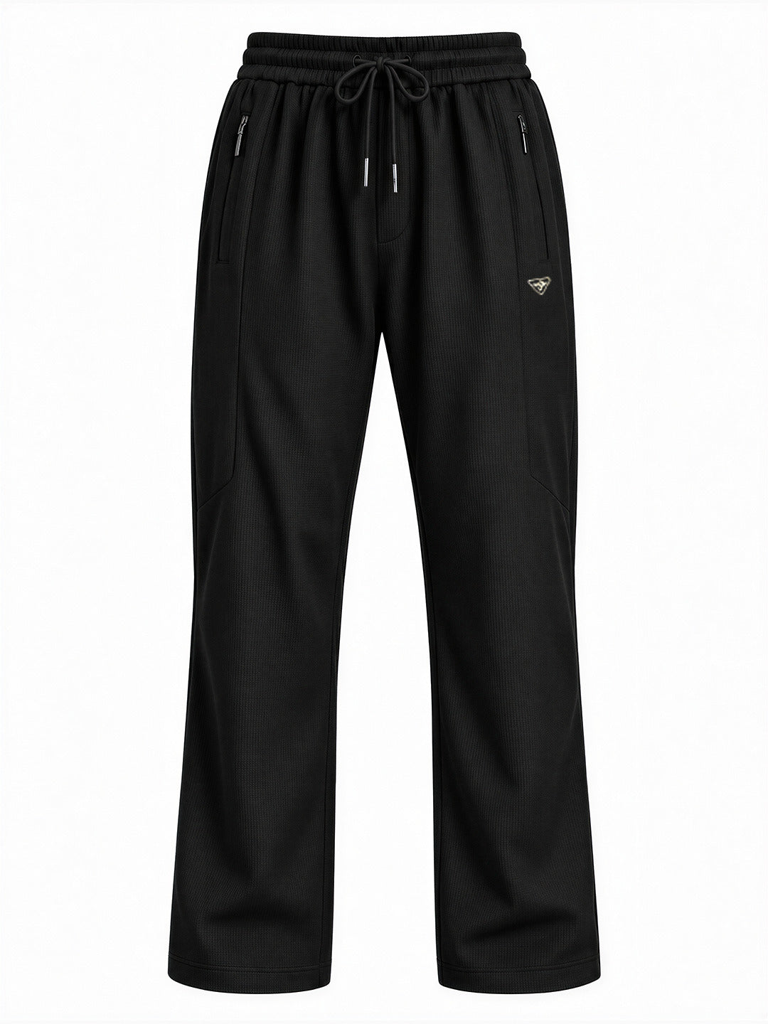 Black Ribbed Track Pants Secondary image