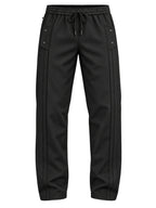 Black Pintuck Detail Track Pants