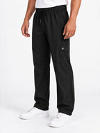 Regular Fit Cargo Pants with Drawstring Waist