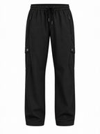 Regular Fit Cargo Pants with Drawstring Waist
