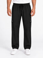 Regular Fit Cargo Pants with Drawstring Waist