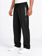 Typography Printed Regular Fit Track Pants