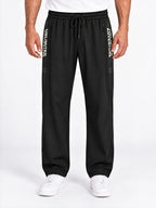 Typography Printed Regular Fit Track Pants