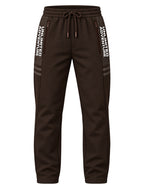 Men's Cotton Blend Regular Fit Drawstring Track Pants
