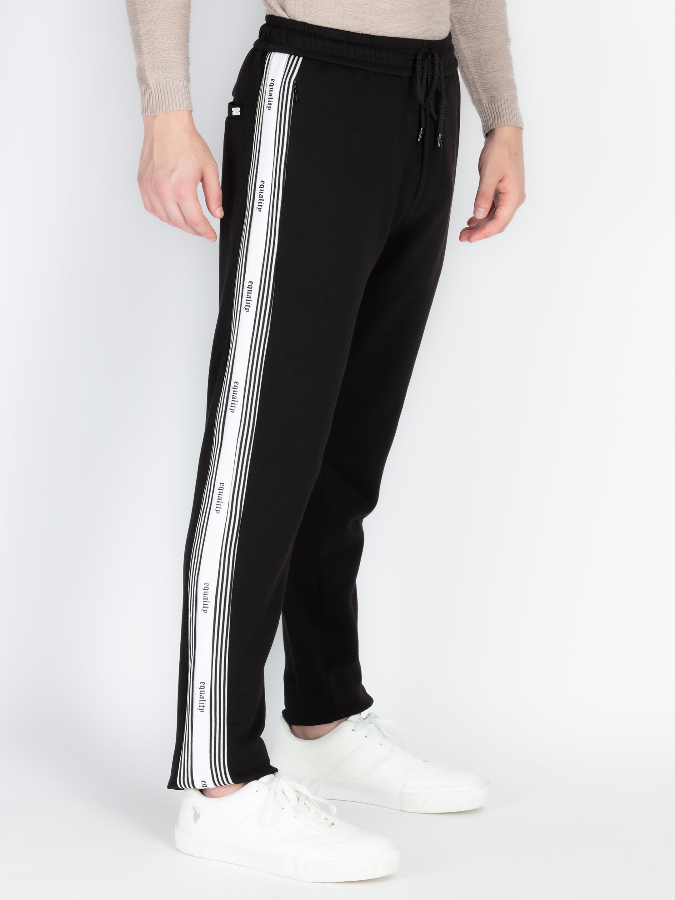 Mens Self Design Track Pants Secondary image