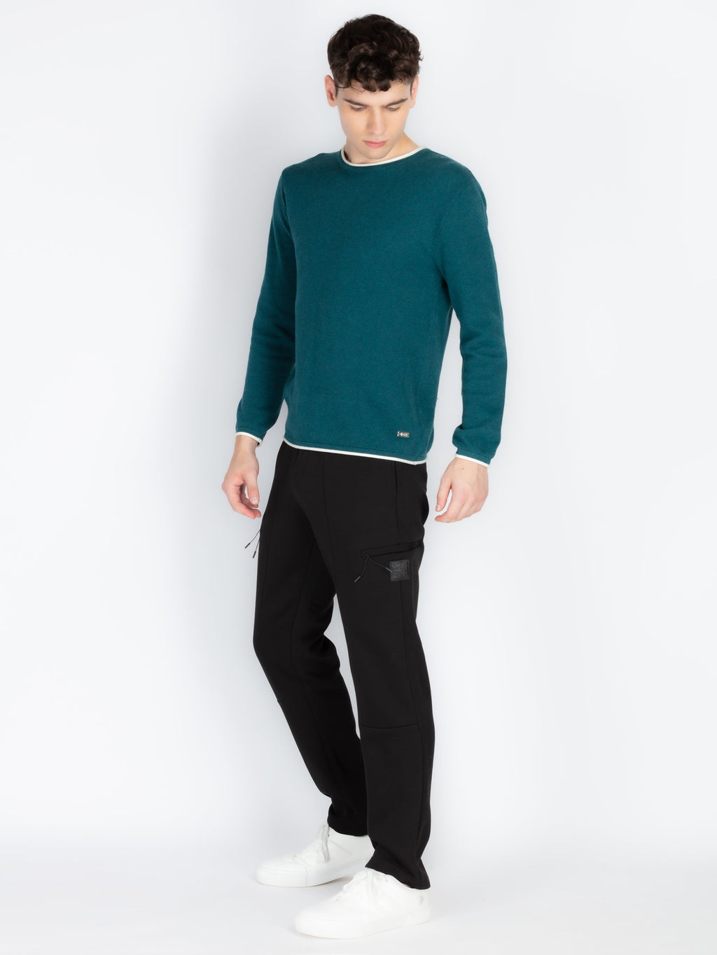 Mens Self Design Track Pants