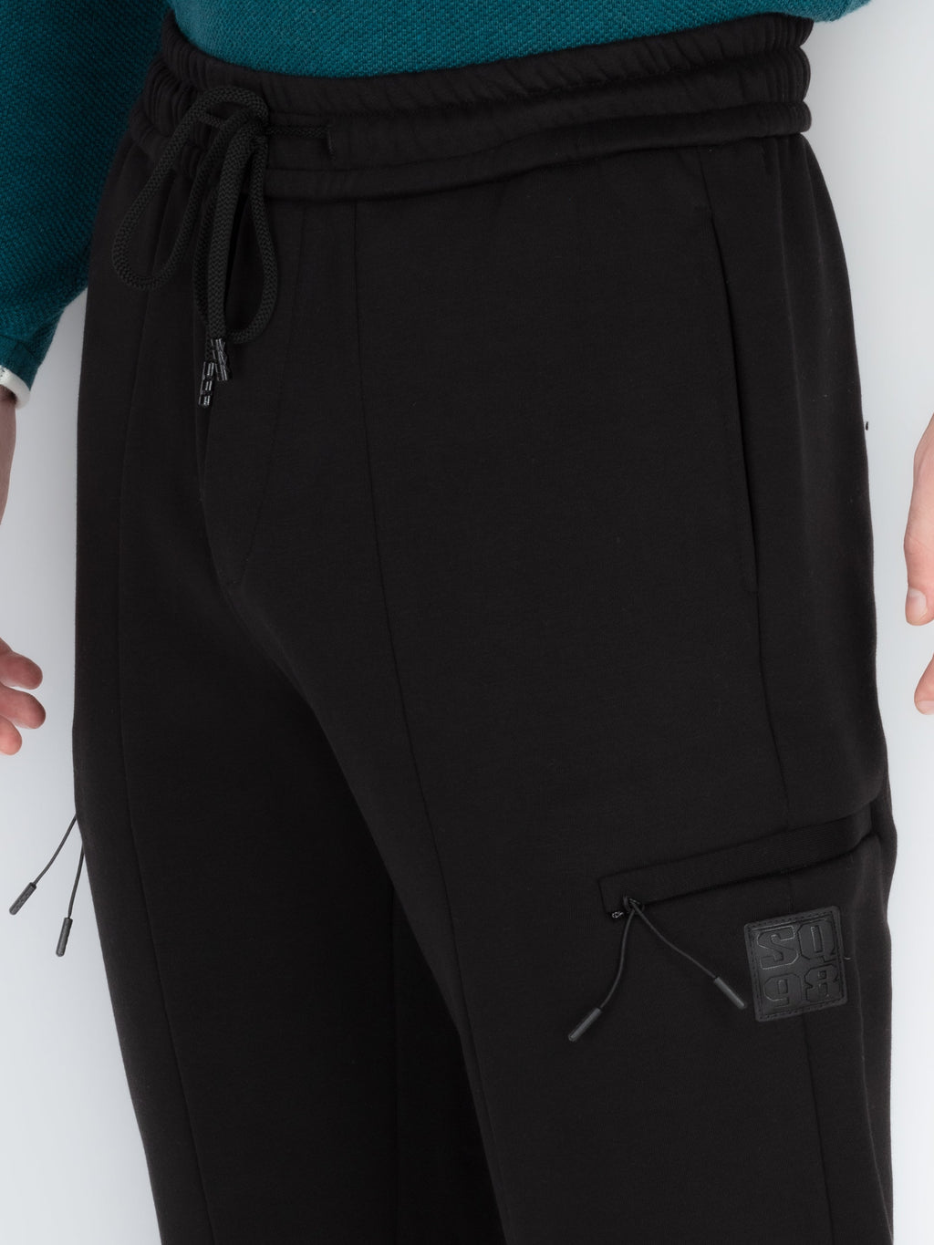 Mens Self Design Track Pants