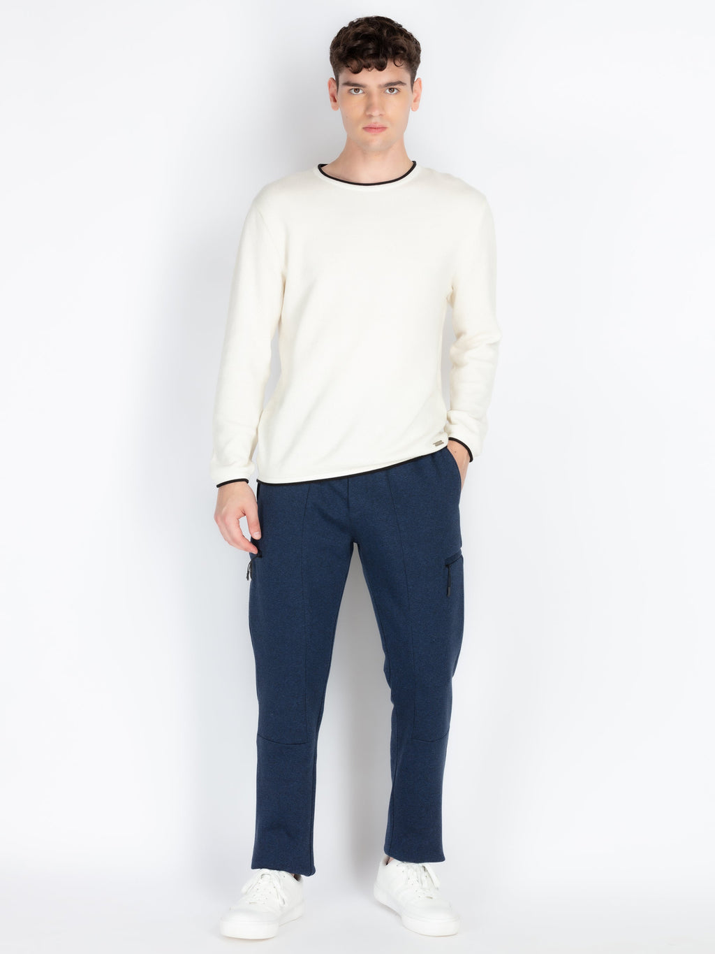 Mens Self Design Track Pants