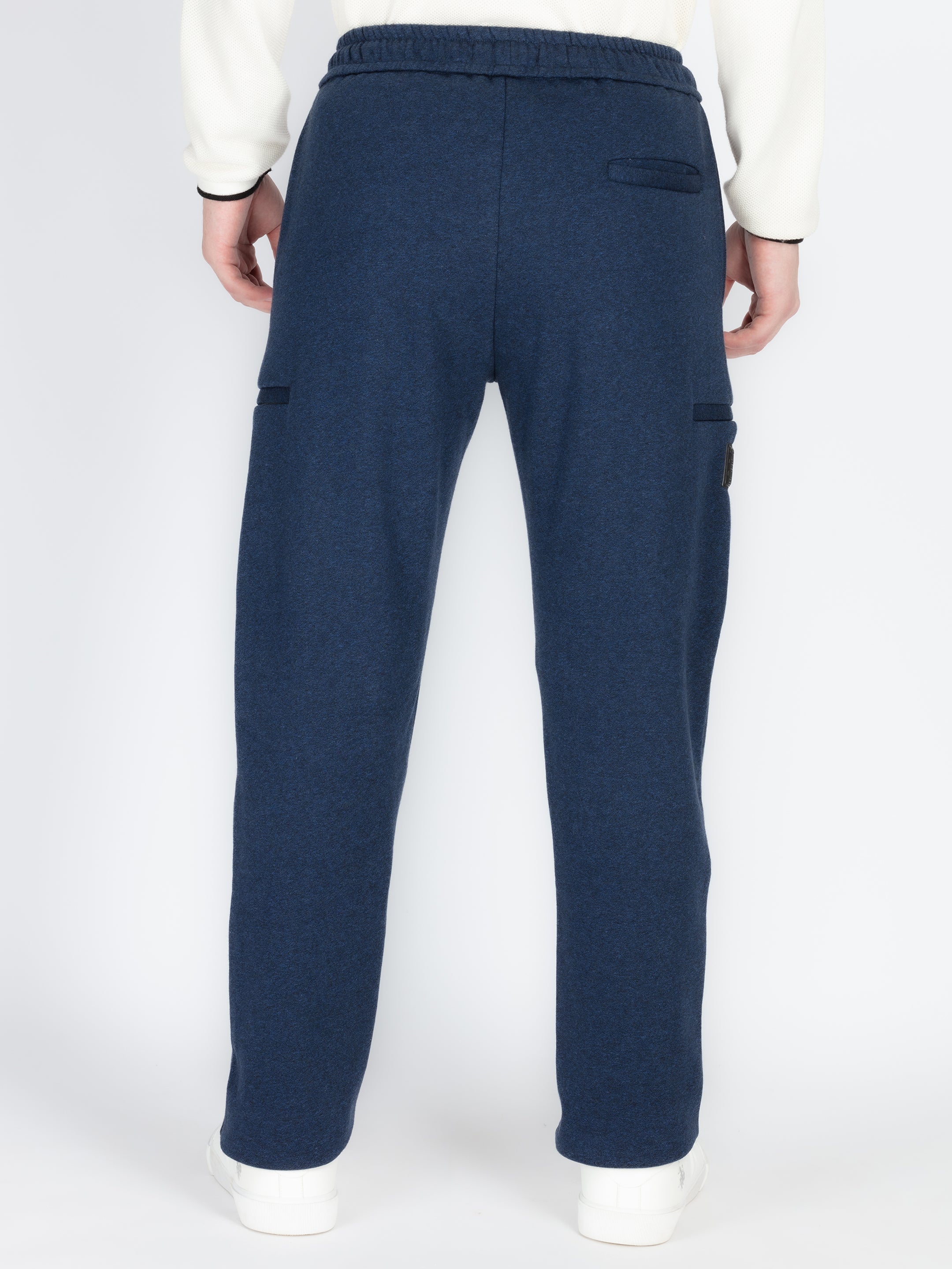 Mens Self Design Track Pants