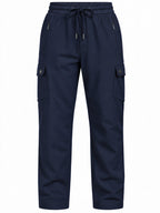 Regular Fit Cargo Pants with Drawstring Waist