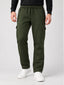 Olive Cargo Track Pants