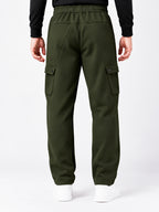 Olive Cargo Track Pants