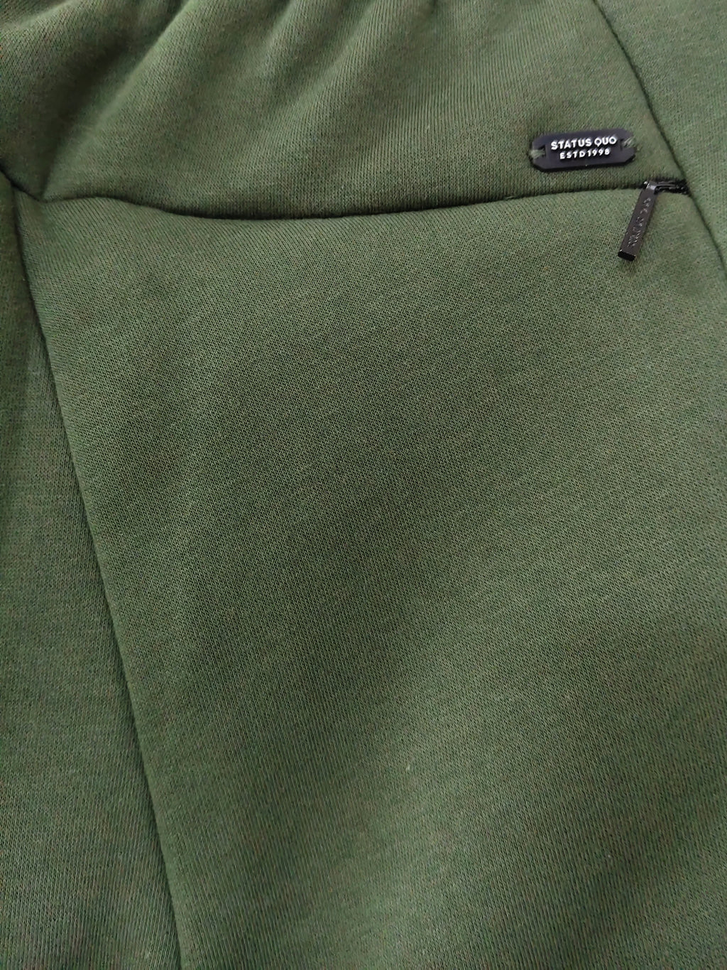 Olive Cargo Track Pants
