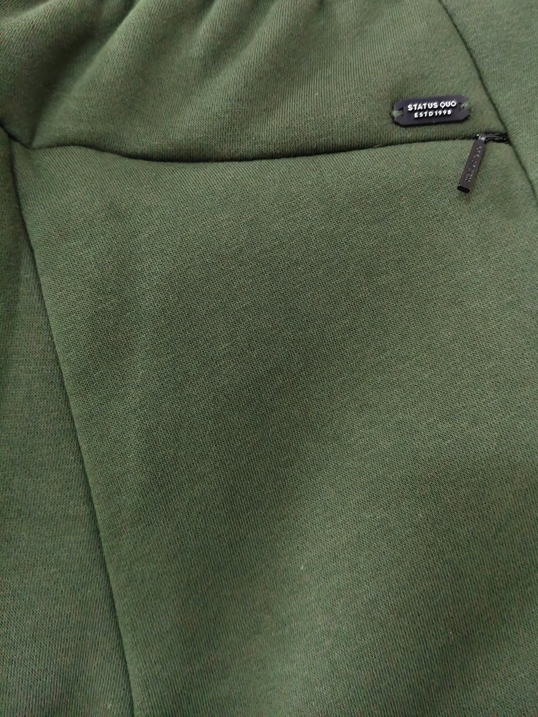 Olive Cargo Track Pants