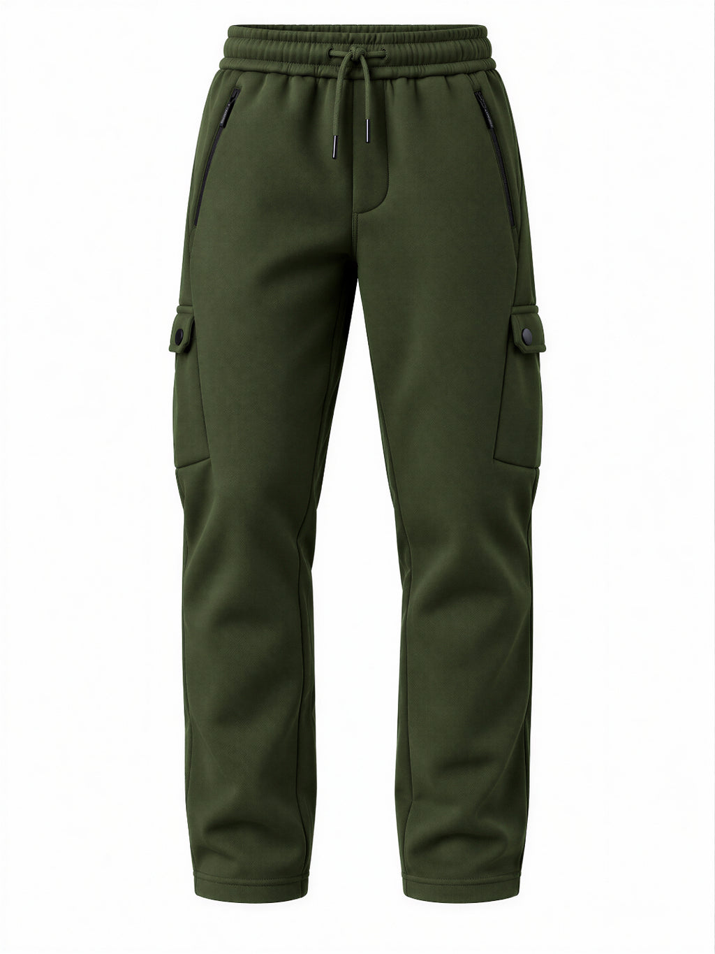 Olive Cargo Track Pants