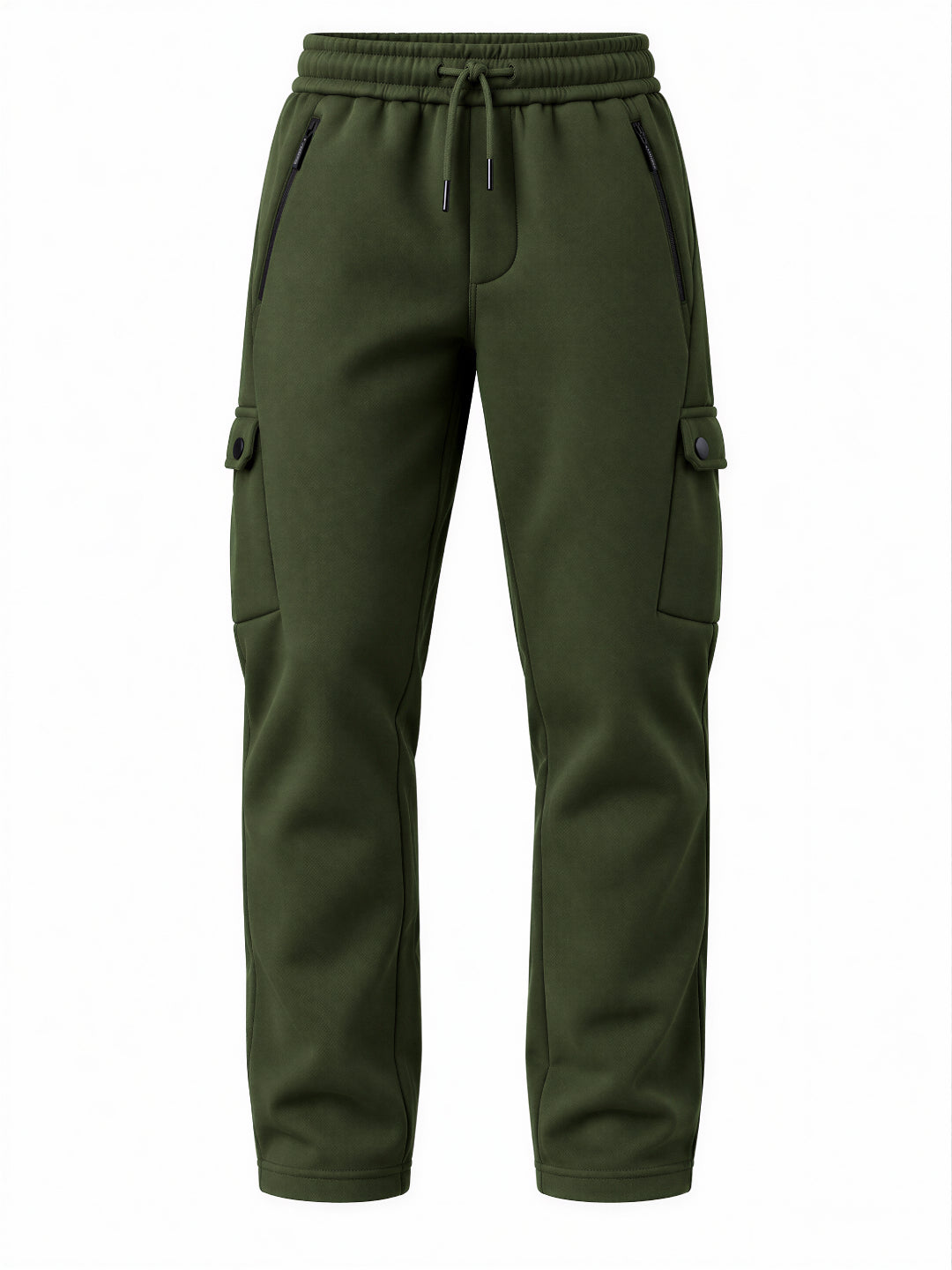 Olive Cargo Track Pants