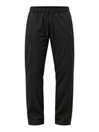 Black Relaxed Fit Track Pants