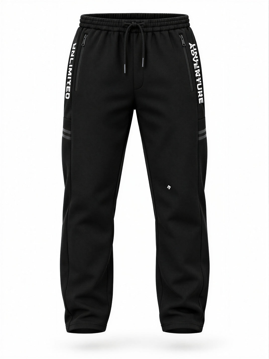 Men's Cotton Blend Regular Fit Drawstring Track Pants