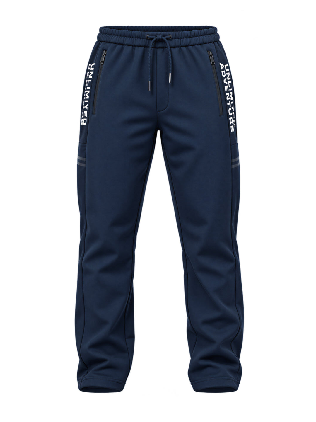Men's Cotton Blend Regular Fit Drawstring Track Pants