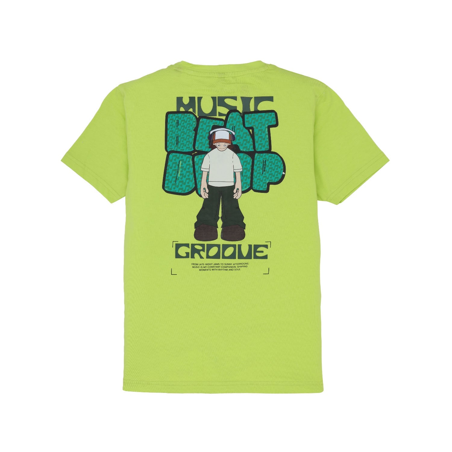 Status Quo Kids Boys Placement Printed Half Sleeves Regular Fit Tshirt Secondary image