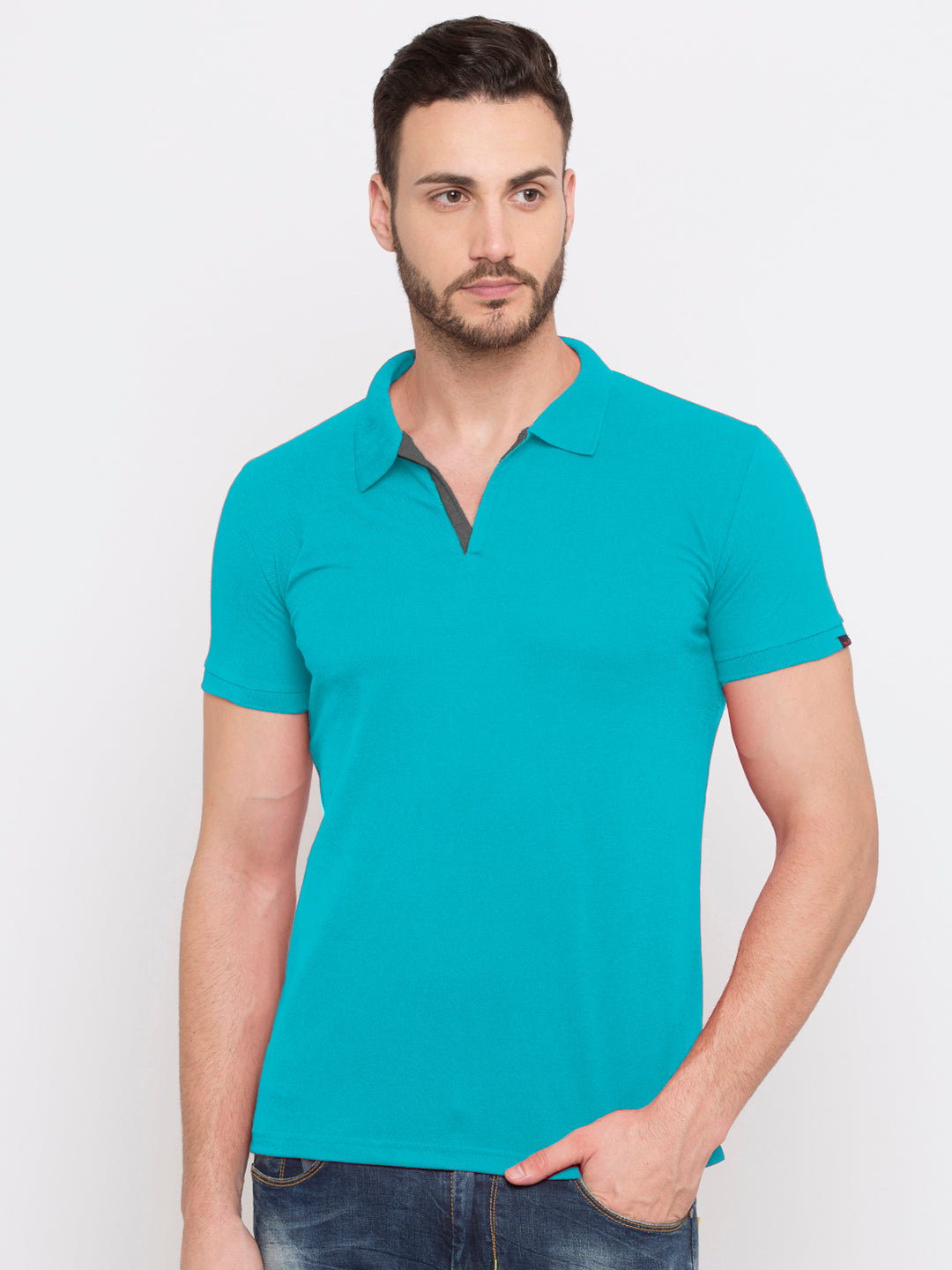 Sea Green polo t shirt