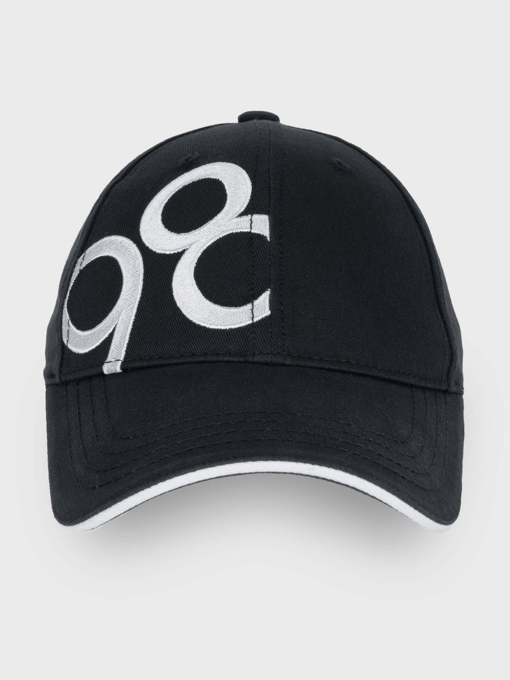 Black Embroidered Cap