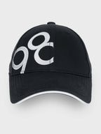Black Embroidered Cap