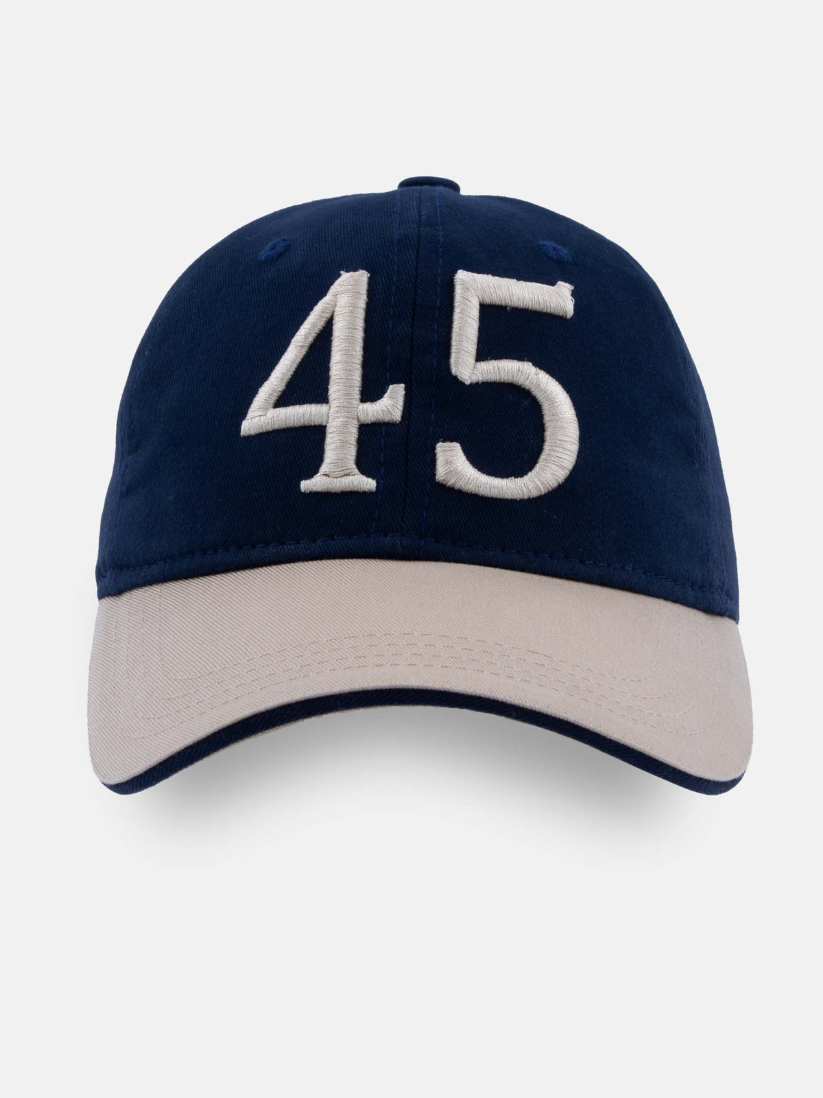 Navy Number '45' Embroidered Cap