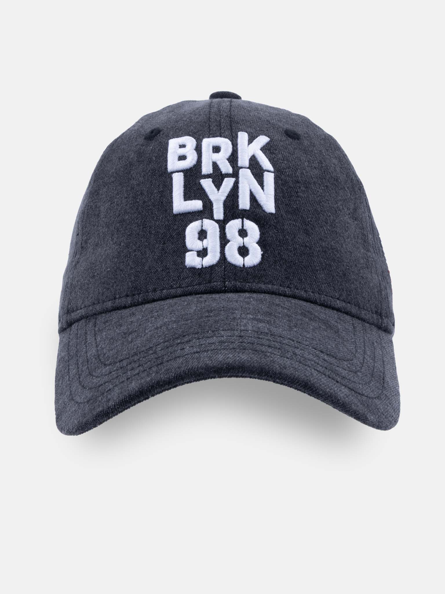 Black Brooklyn Embroidered Cap