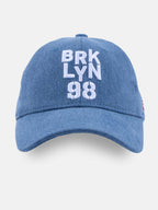 Indigo Brooklyn Embroidered Cap