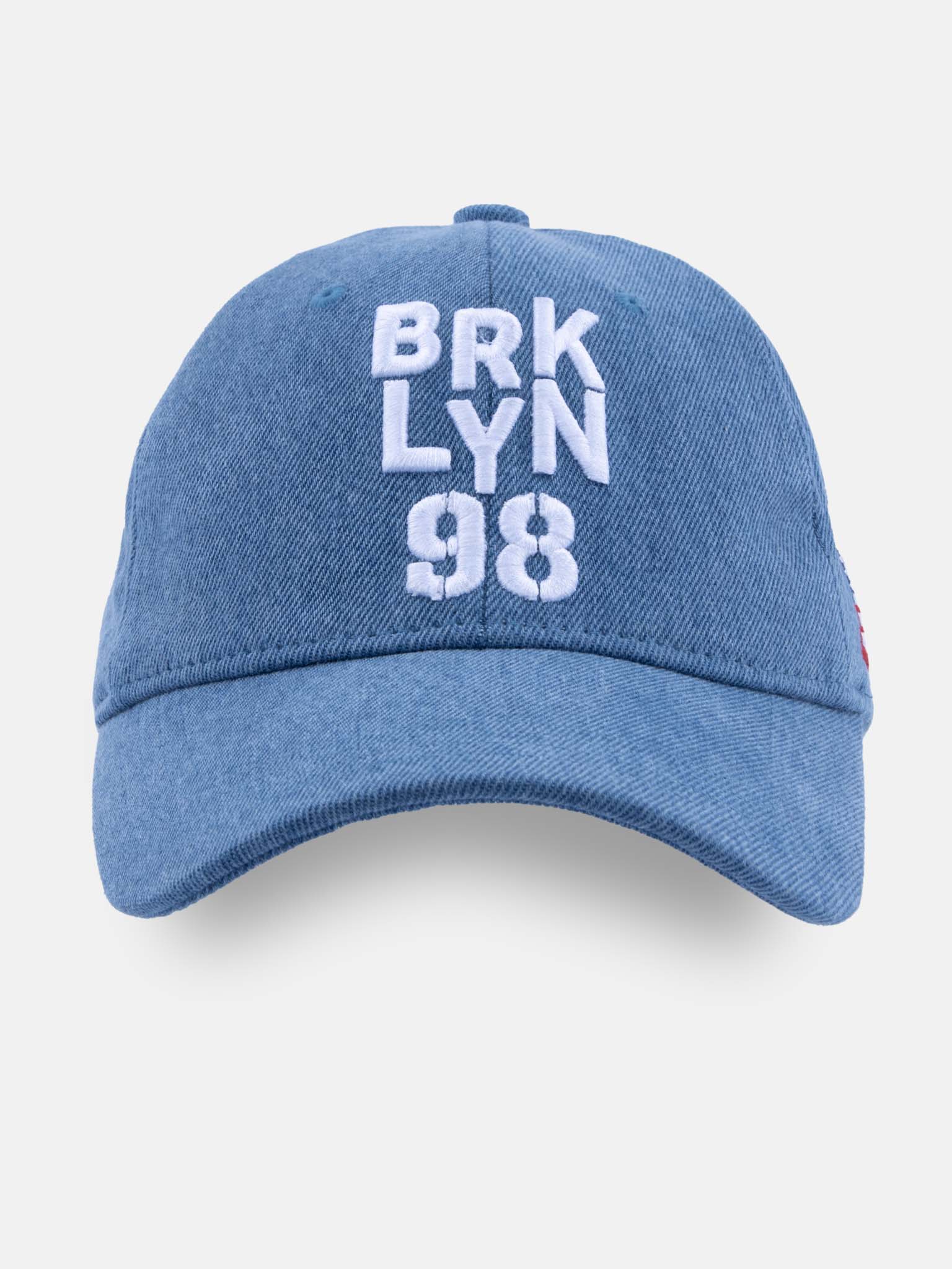 Indigo Brooklyn Embroidered Cap