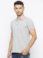 Polo T-Shirt With Contrast Collar