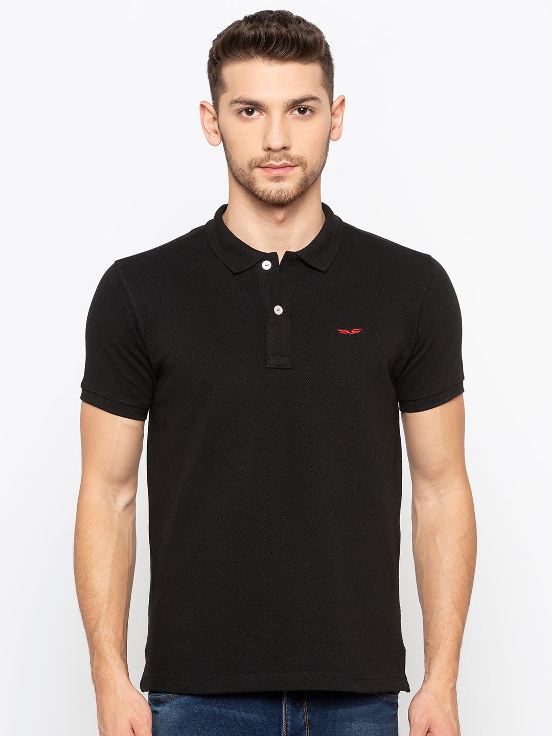 regular fit polo t shirt