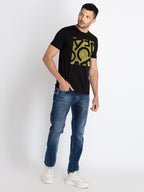 Mens Printed Round Neck T-Shirt