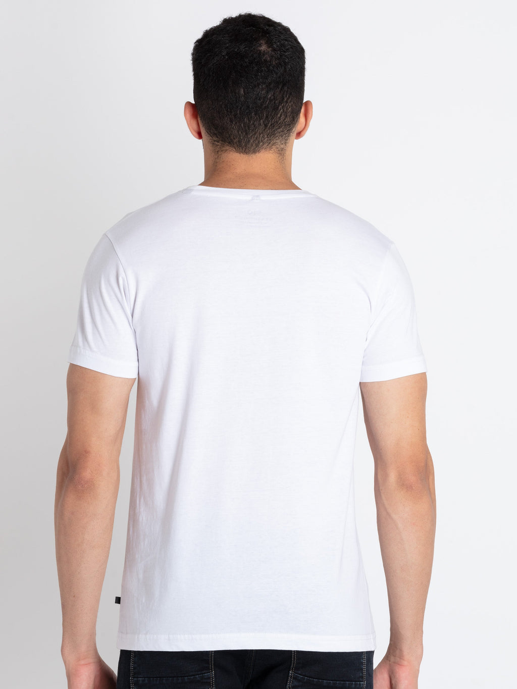 Mens Printed Round Neck T-Shirt