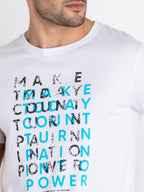 Mens Printed Round Neck T-Shirt