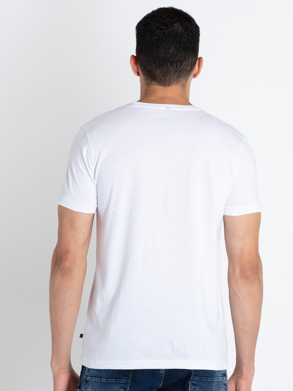 Mens Printed Round Neck T-Shirt