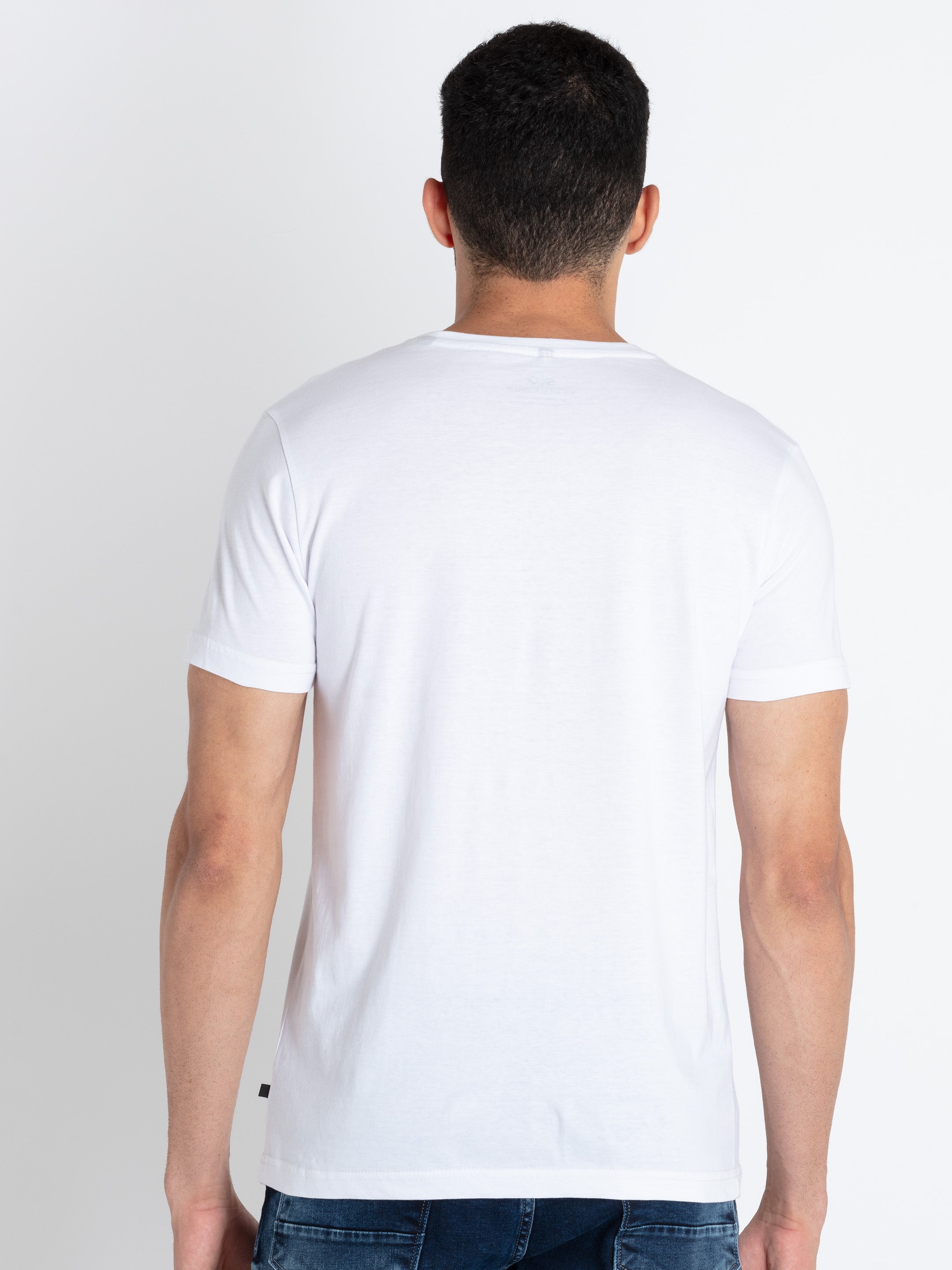 Mens Printed Round Neck T-Shirt