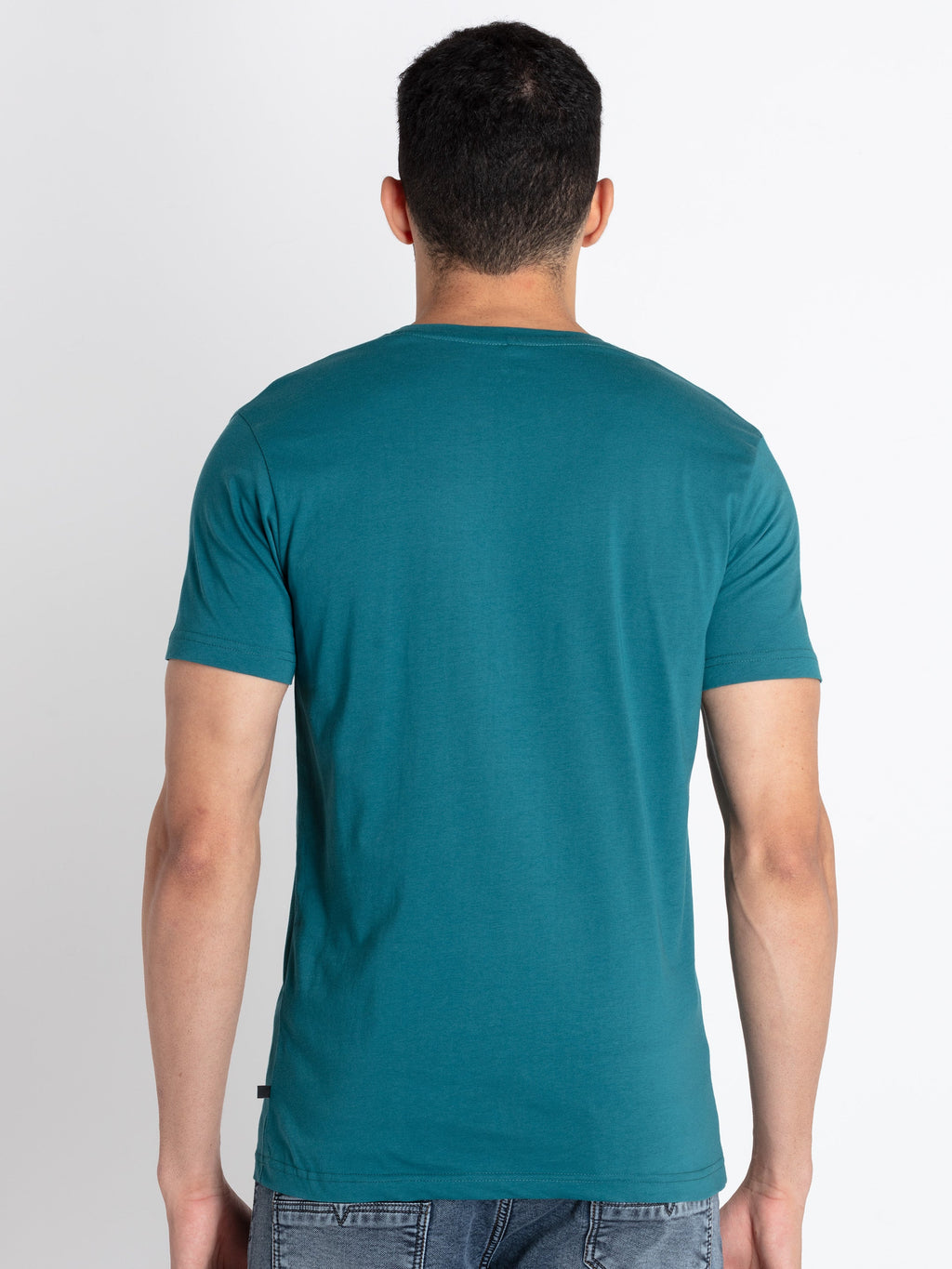 Mens Printed Round Neck T-Shirt