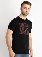 Mens Printed Round Neck T-Shirt