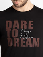 Mens Printed Round Neck T-Shirt