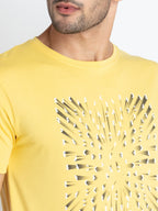 Mens Printed Round Neck T-Shirt