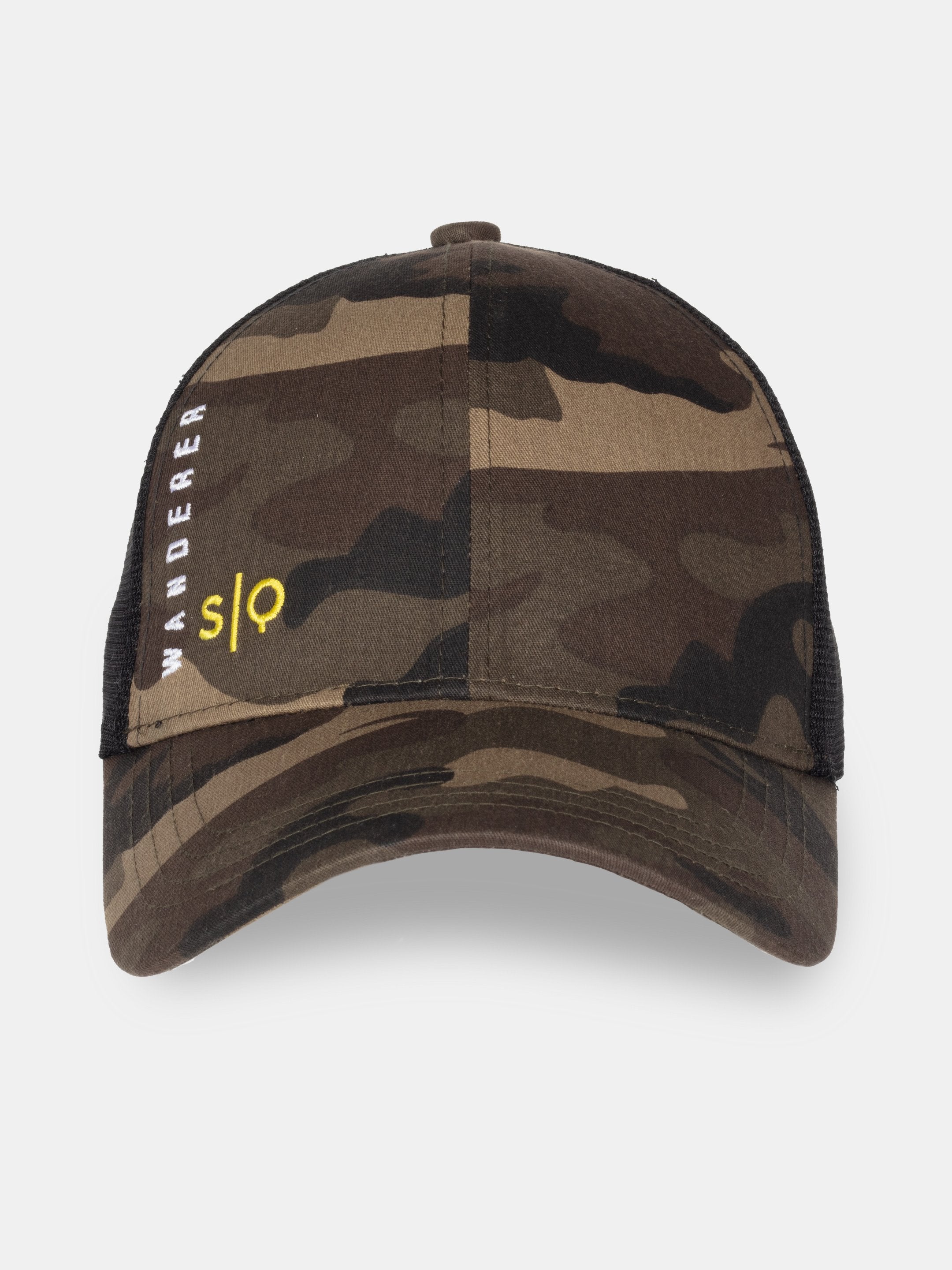 Olive Camo Embroidered Cap