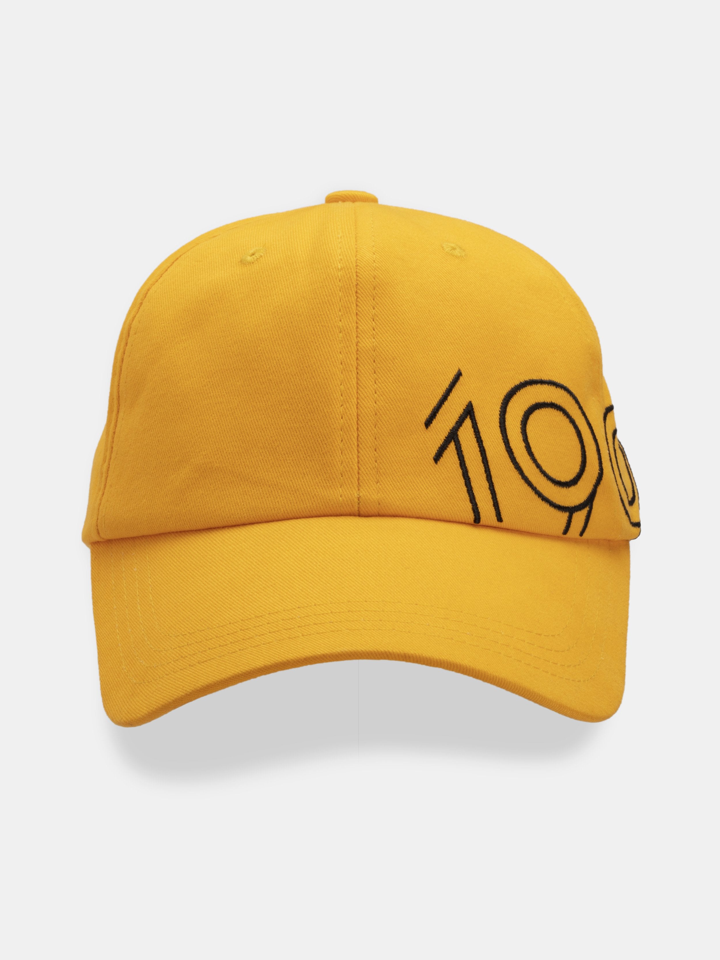 Yellow Embroidered Cap