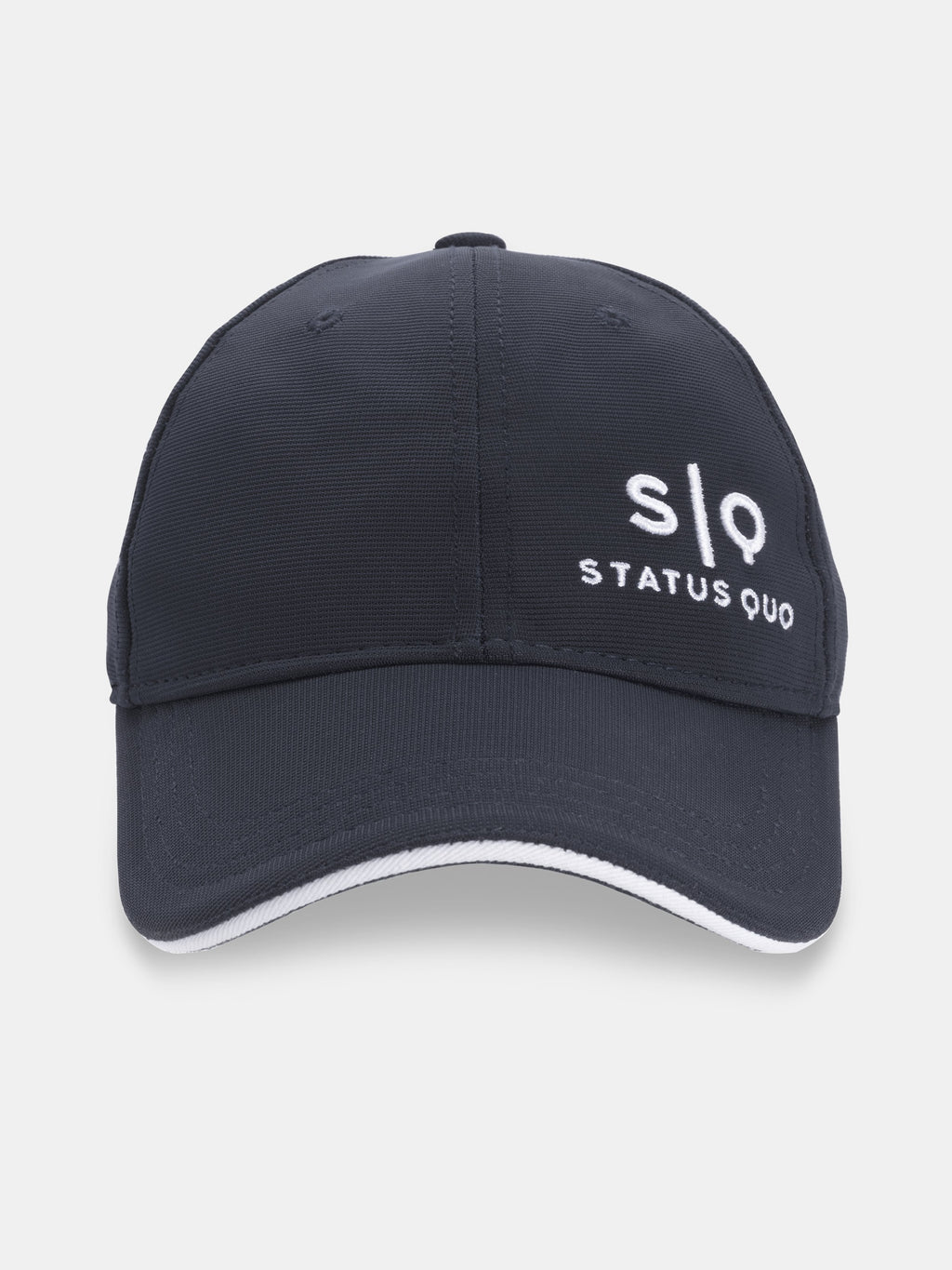 black embroidered cap