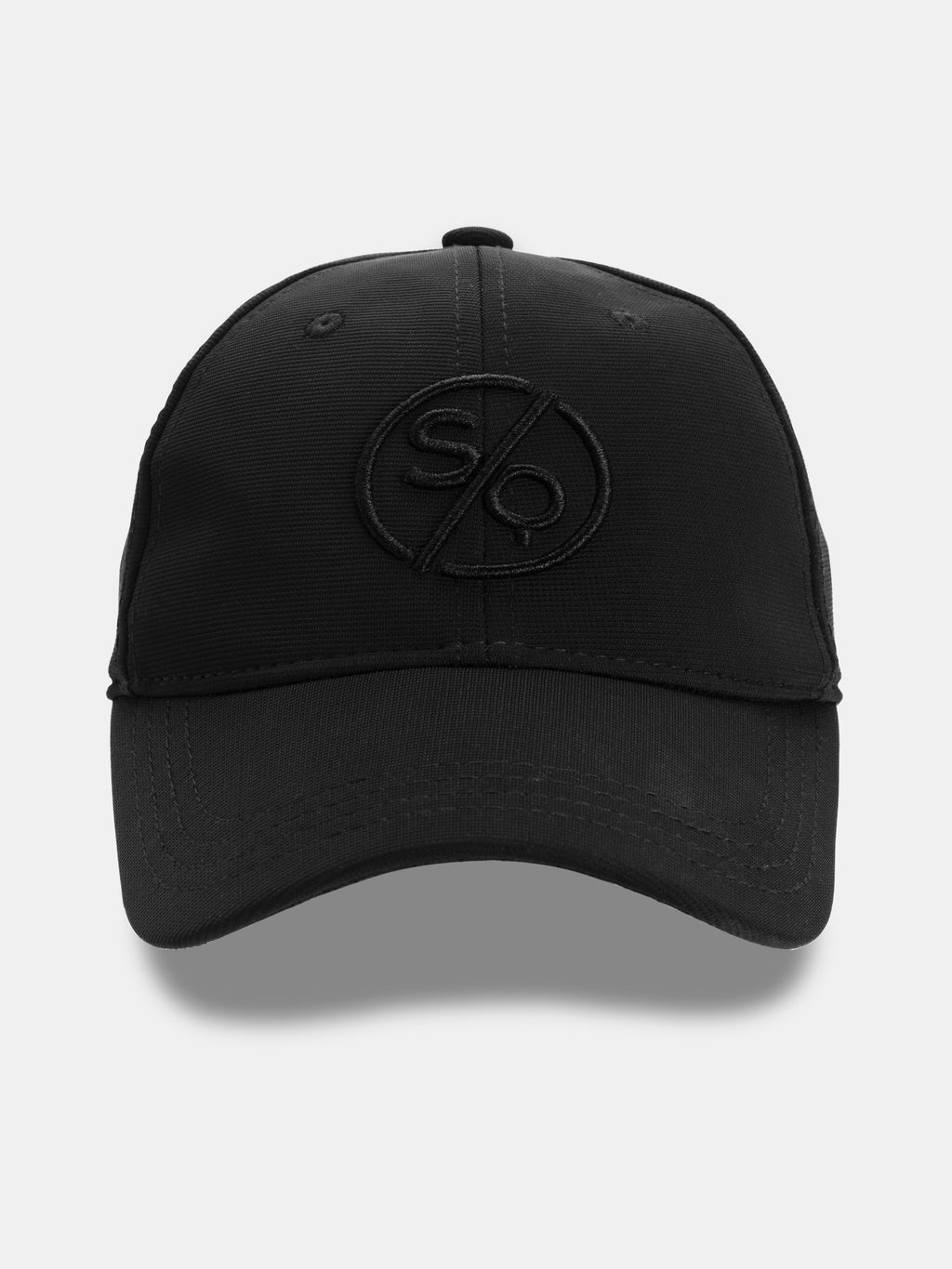 Black Embroidered Cap