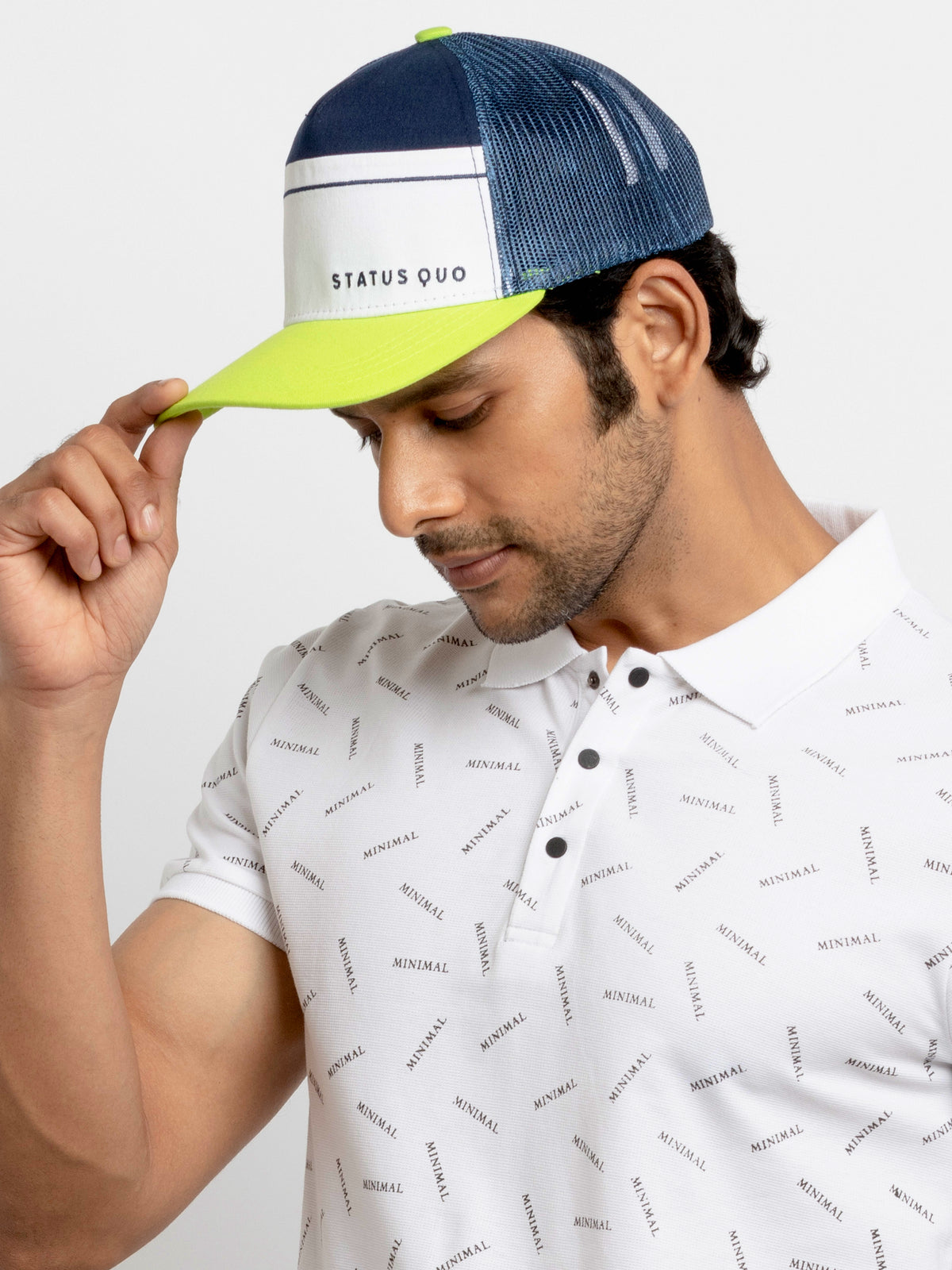 Status Quo Embroidered Neon Cap