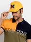 Yellow Letter 'M' Embroidered Cap