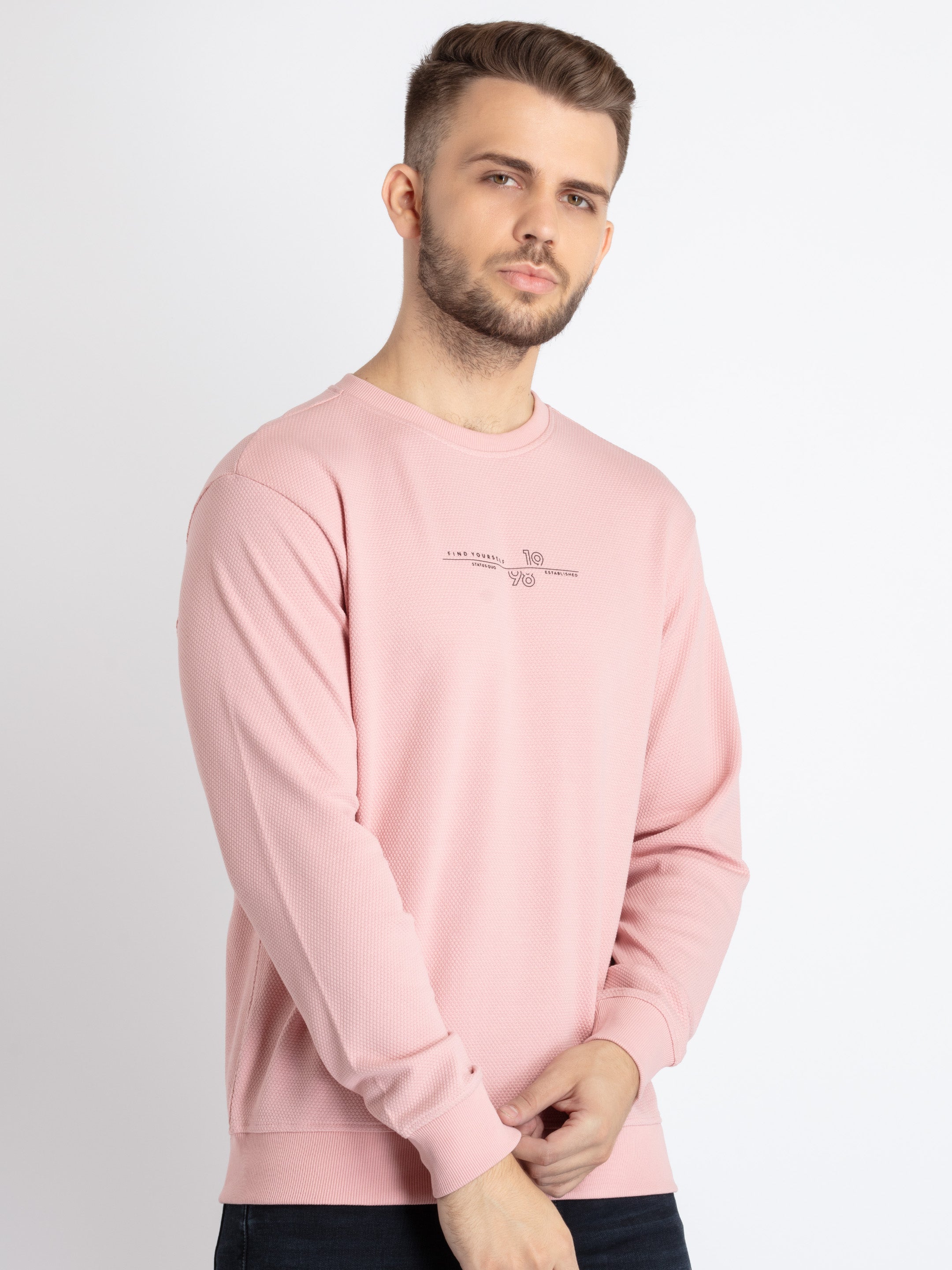 Mens Printed Lightweight Sweatshirt Secondary image