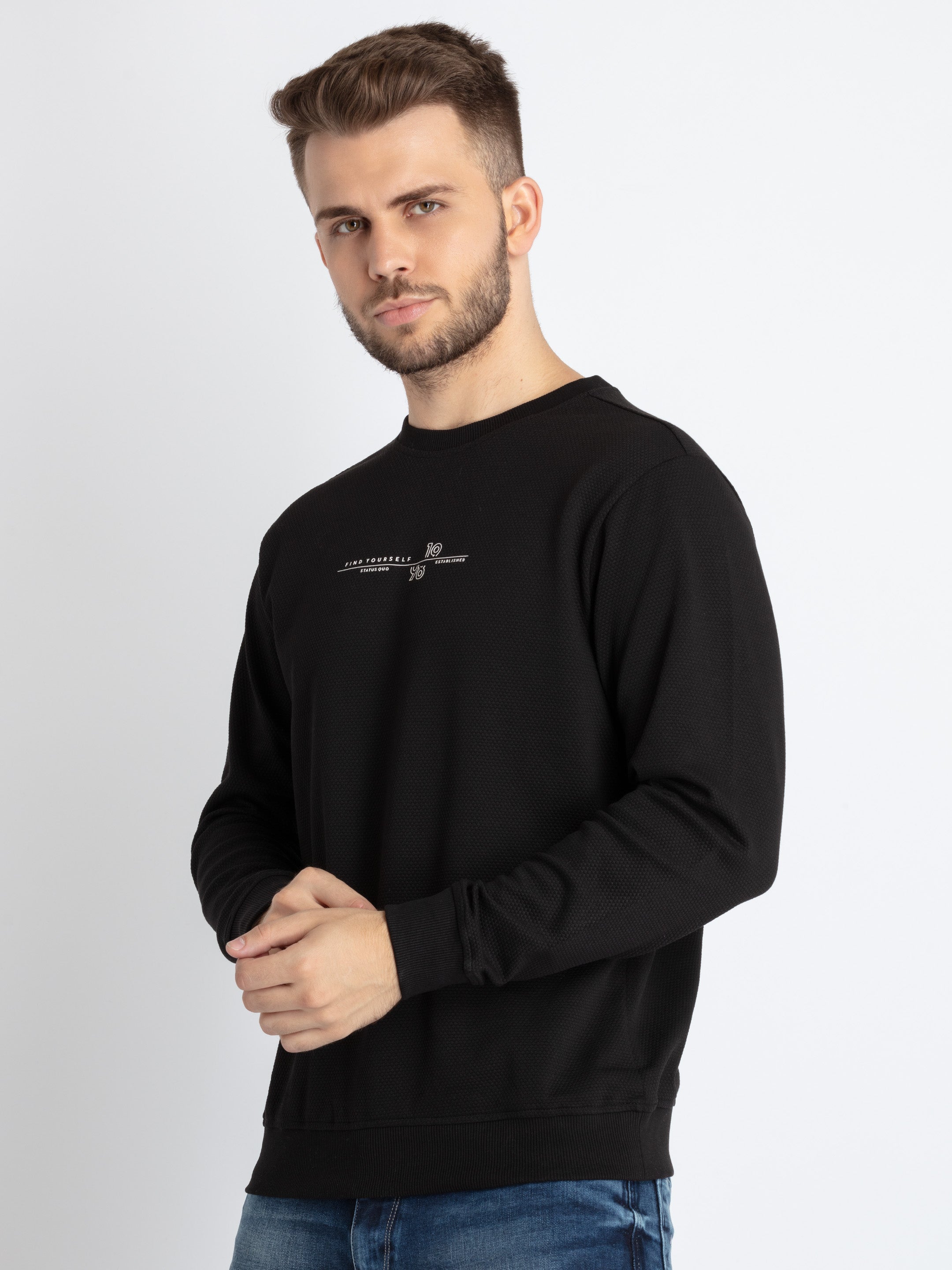 Buy black outlet sweatshirt